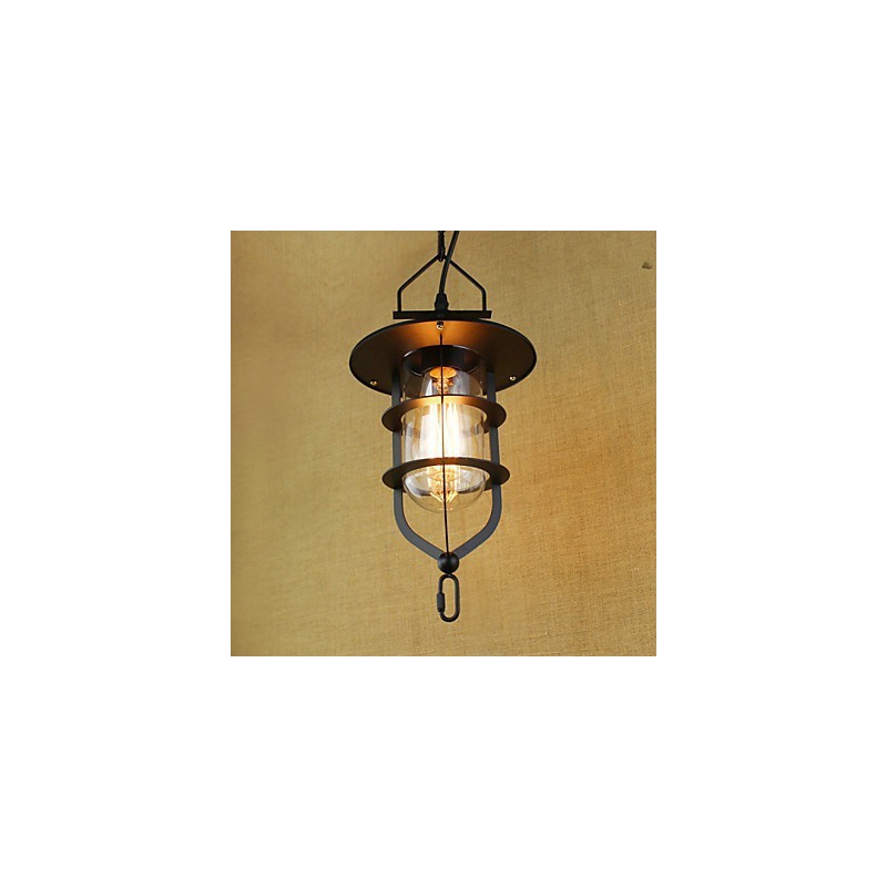 American Retro Rustic Pastoral Lighting Light Industrial Pendant Lamp