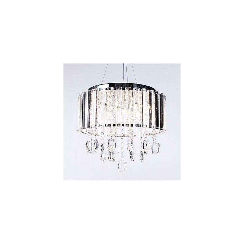 Crystal Pendant Light with 3 Lights