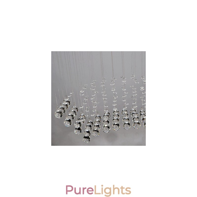 Traditional Classic Crystal Chrome Metal Flush Mount
