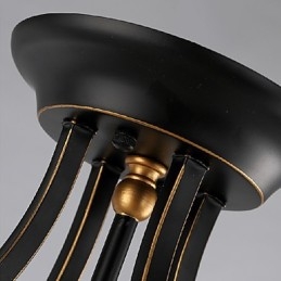 Modern Contemporary Mini Style Electroplated Metal Chandelier