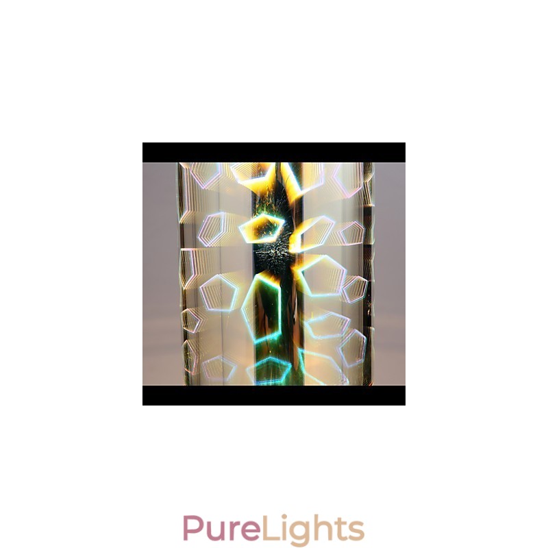 Dream laser Engraving Chrome Plated lamp 3 Straight