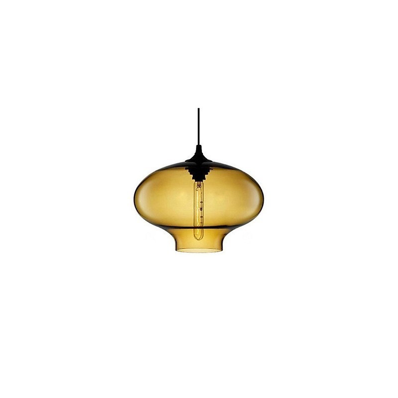 Bubble Design Pendant 1 Light Minimalist Iron Painting