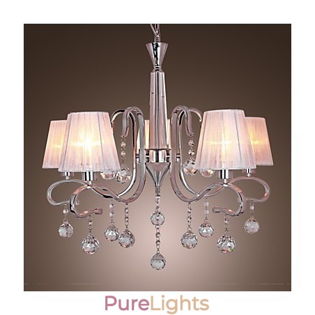 Modern Contemporary Crystal Electroplated Chandelier Modern Contemporary Crystal Electroplated Chandelier