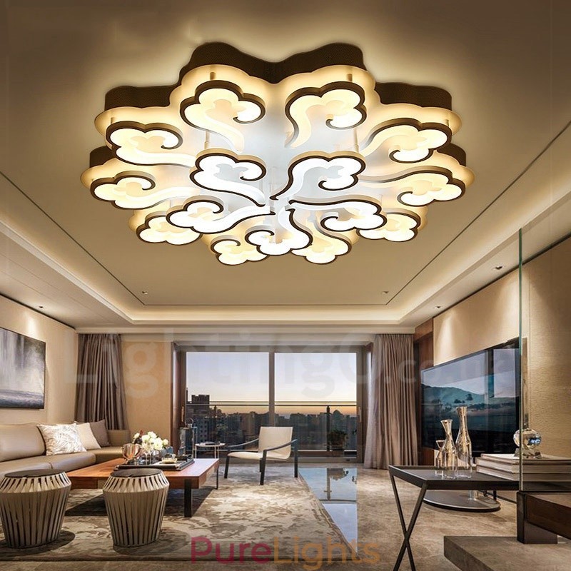 15 Light Modern Contemporary Integrated 1Flush Mount Light