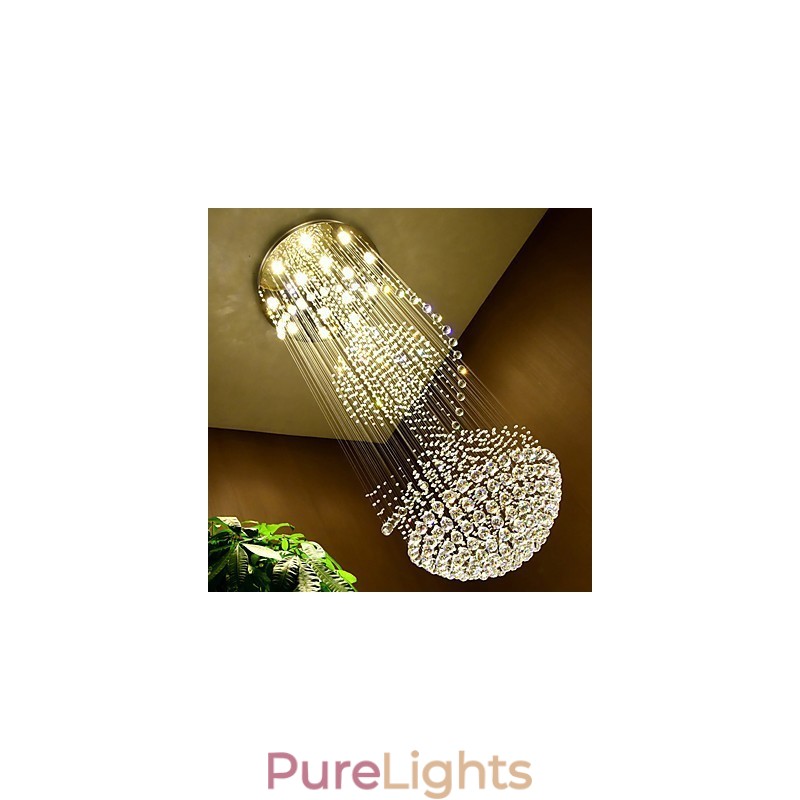 Modern Crystal Ceiling Pendant Light Indoor Chandelier Home Hanging Lighting Lamps Fixtures