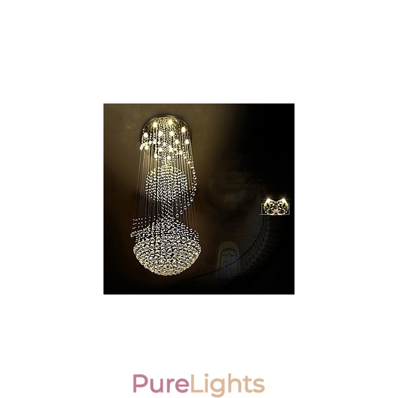 Modern Crystal Ceiling Pendant Light Indoor Chandelier Home Hanging Lighting Lamps Fixtures