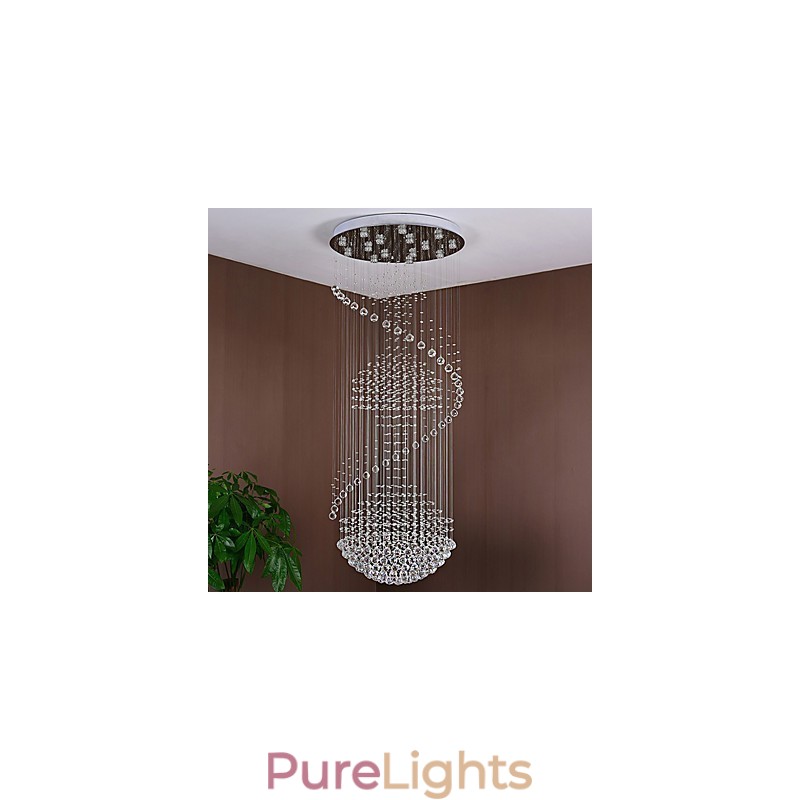 Modern Crystal Ceiling Pendant Light Indoor Chandelier Home Hanging Lighting Lamps Fixtures