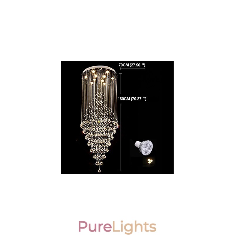 Contemporary Crystal Ceiling Pendant Light Modern Chandelier Home Hanging Lighting Chandelier Lamps Fixtures