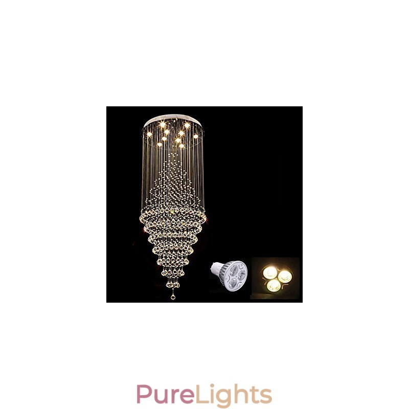 Contemporary Crystal Ceiling Pendant Light Modern Chandelier Home Hanging Lighting Chandelier Lamps Fixtures