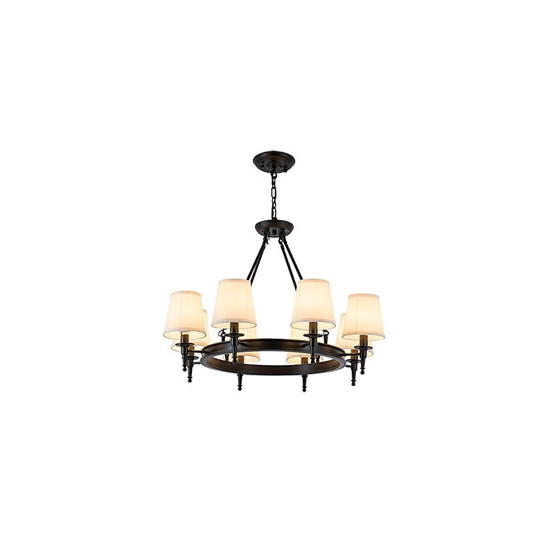 8 Lights Flush Mounted Fixture Chandelier One Light Two Style Modern Contemporary Traditional Classic Rustic Painting
