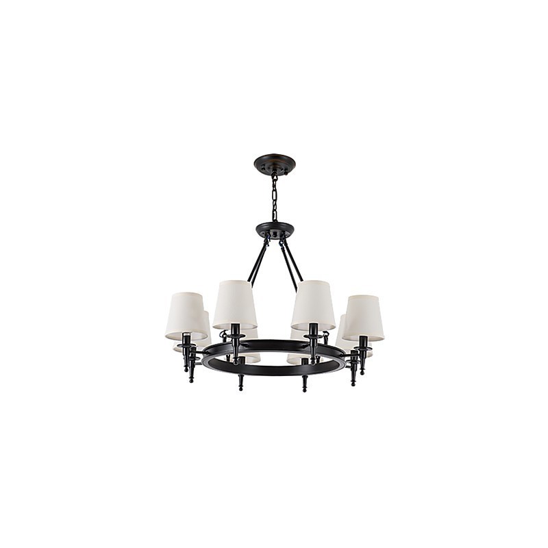 8 Lights Flush Mounted Fixture Chandelier One Light Two Style Modern Contemporary Traditional Classic Rustic Painting