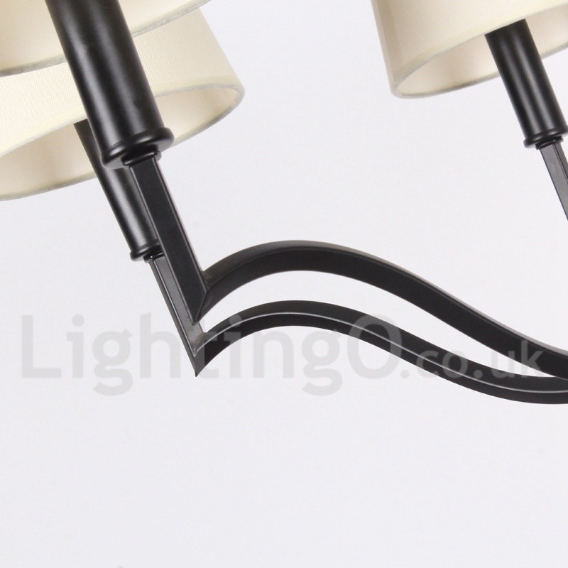 8 Light Modern Contemporary Candle Style Chandelier