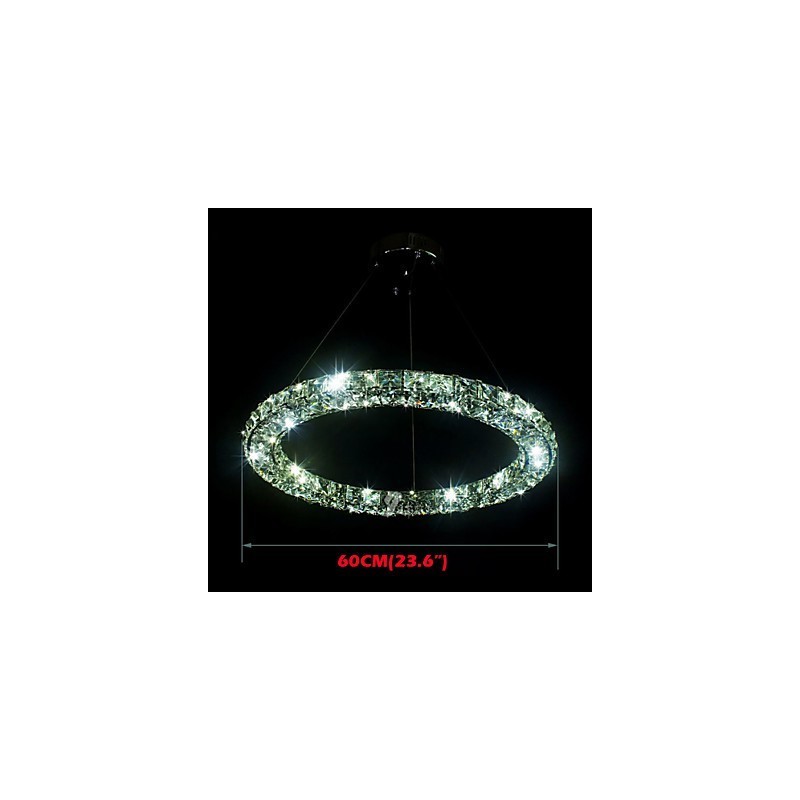 Crystal Pendant Lighting Modern Single Three Sides K9 Crystal Indoor Ceiling Lights Lamp Fixtures