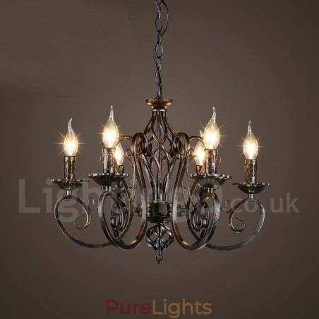 Industrial Style Steel Lighting Store Pendant Chandelier Light