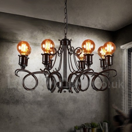 Industrial Style Steel Lighting Store Pendant Chandelier Light Industrial Style Steel Lighting Store Pendant Chandelier Light