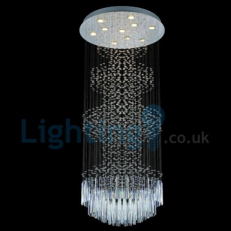 Modern Contemporary Chandelier Flush mount Pendant Fixture Crystal Rain Drop Light Modern Contemporary Chandelier Flush mount Pendant Fixture Crystal Rain Drop Light