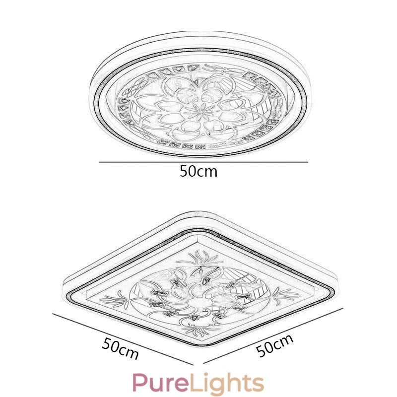 Intelligent Ceiling Fan With Light Stepless Dimming Decoration