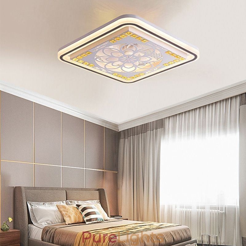 Intelligent Ceiling Fan With Light Stepless Dimming Decoration