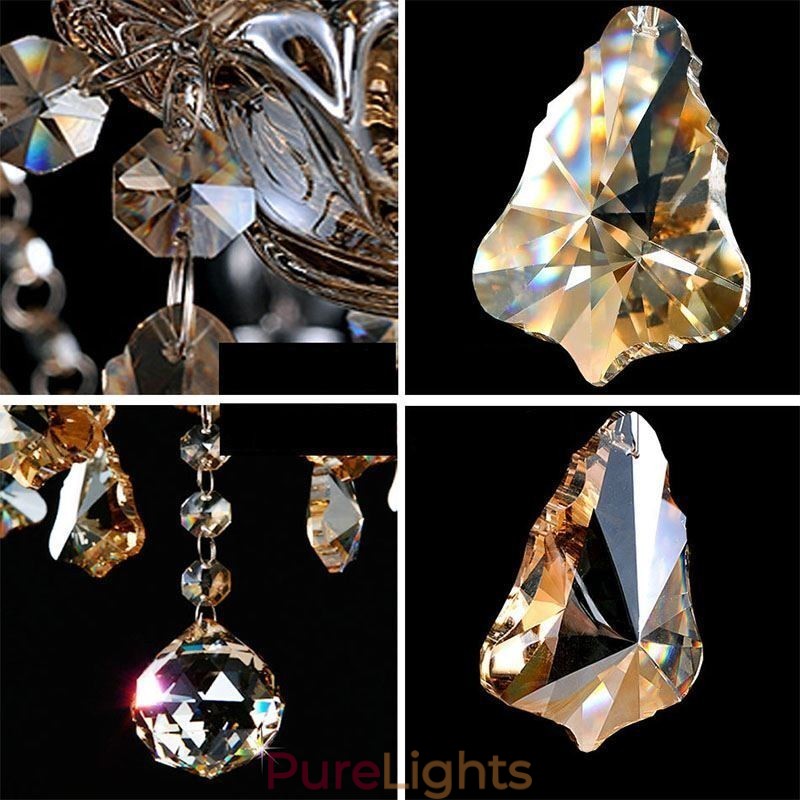European Crystal Chandelier With 30 Lights Decoration Ceiling Light