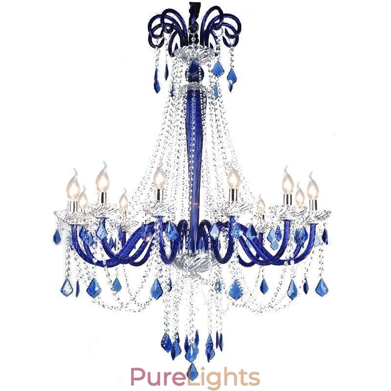 European Crystal Chandelier Elegant Pendant Light
