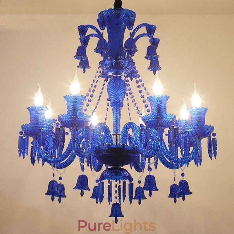Crystal Ceiling Light European Chandelier Ring Bells Pendant Light