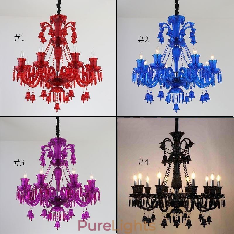 Crystal Ceiling Light European Chandelier Ring Bells Pendant Light