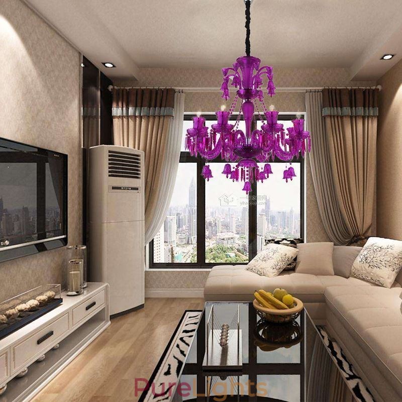 Crystal Ceiling Light European Chandelier Ring Bells Pendant Light