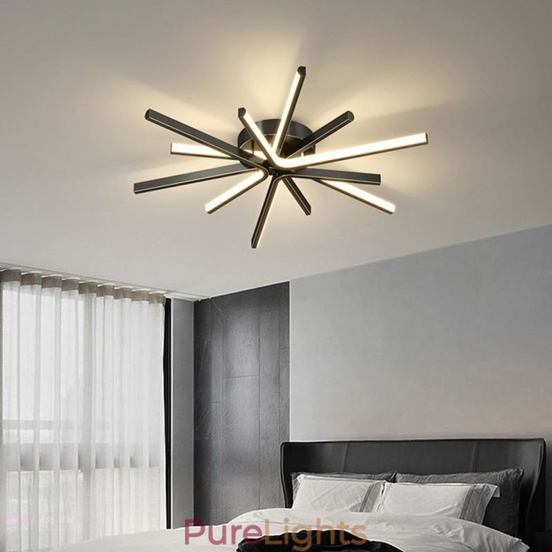 Flush Mount Modern Minimalist Fireworks Ceiling Light