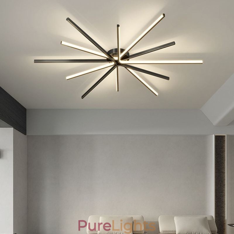 Flush Mount Modern Minimalist Fireworks Ceiling Light