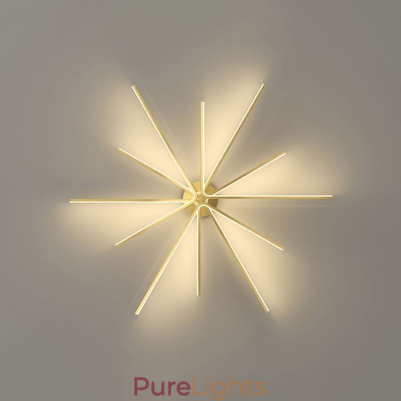 Flush Mount Modern Minimalist Fireworks Ceiling Light