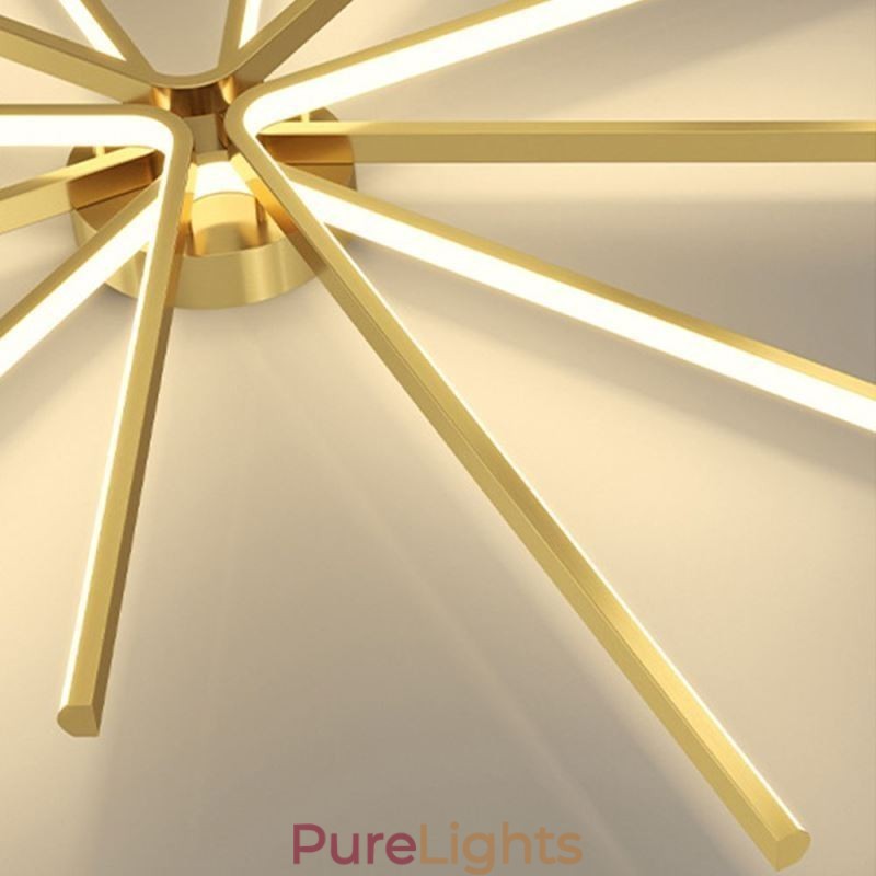 Flush Mount Modern Minimalist Fireworks Ceiling Light