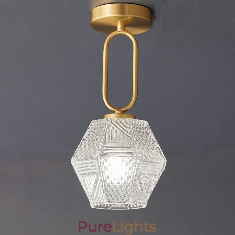Modern Flush Mount Glass Home Lighting Creative Ceiling Light