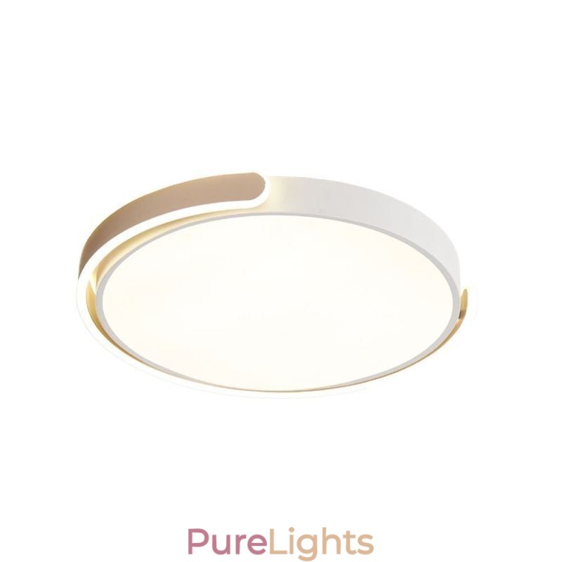 Round Acrylic Flush Mount Ceiling Light Fixture
