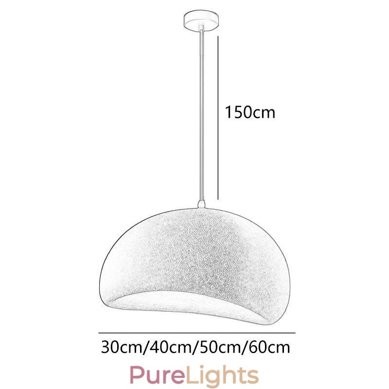 Resin Pendant Light Minimalist Hanging Light
