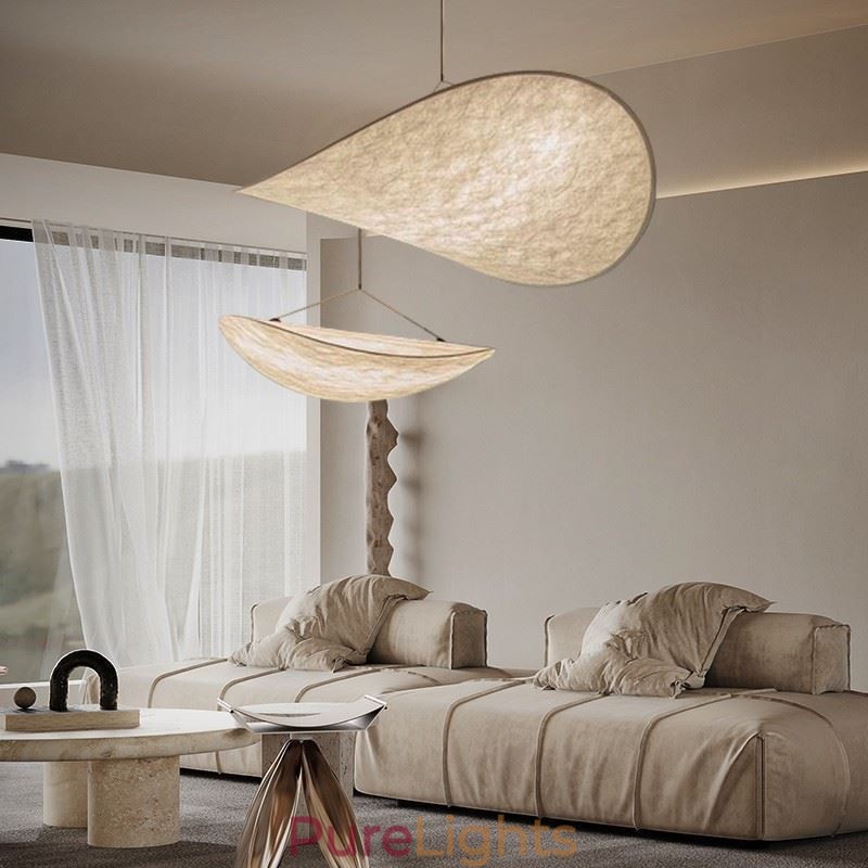 Ceiling Light Silk Decoration Pendant Light Warm White