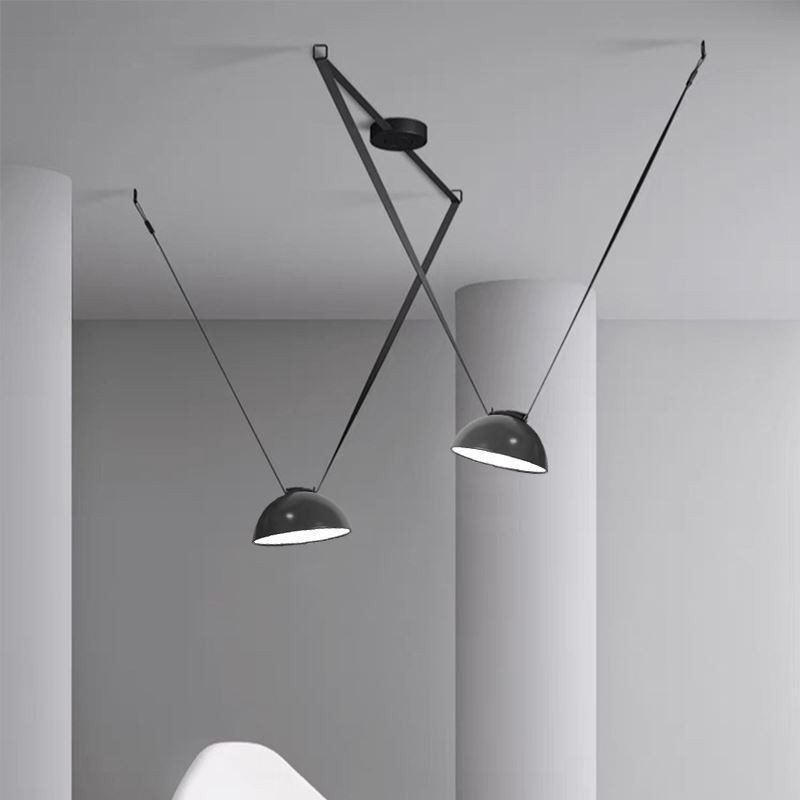 Belt Pendant Light European Simple Wabi Sabi Style Belt Ceiling Light