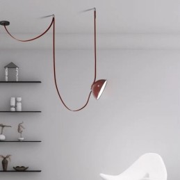 Belt Pendant Light European Simple Wabi Sabi Style Belt Ceiling Light