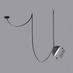 Belt Pendant Light European Simple Wabi Sabi Style Belt Ceiling Light