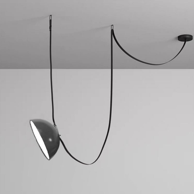 Belt Pendant Light European Simple Wabi Sabi Style Belt Ceiling Light