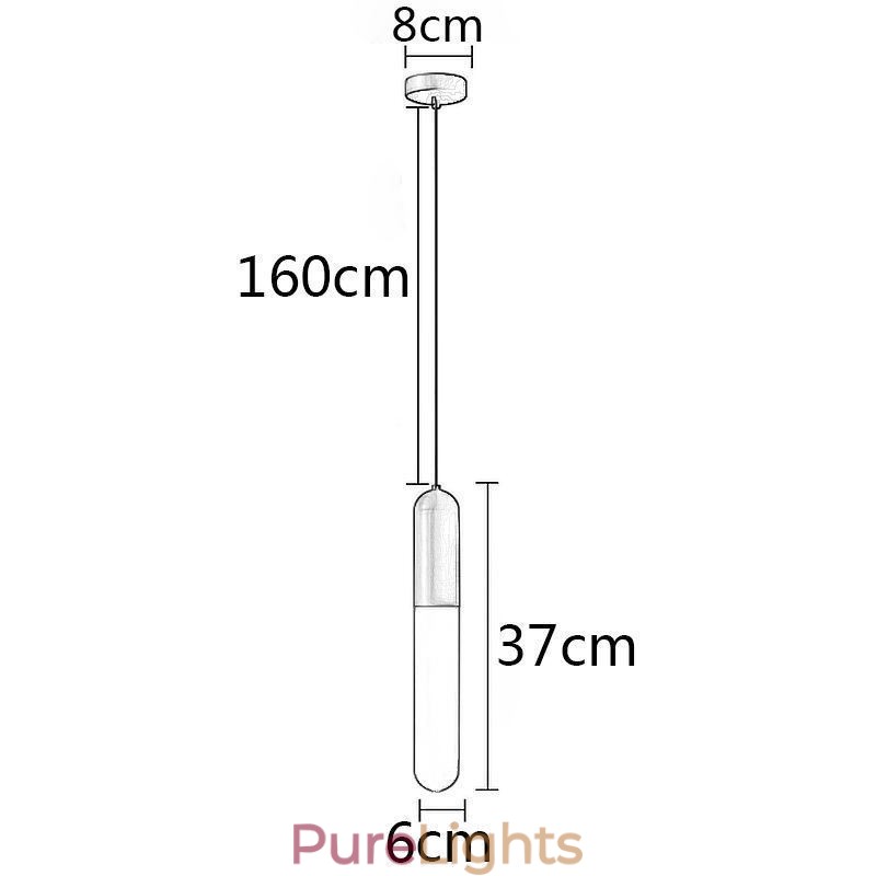 Modern Frosted Pendant Light Brushed Pendant Lamp