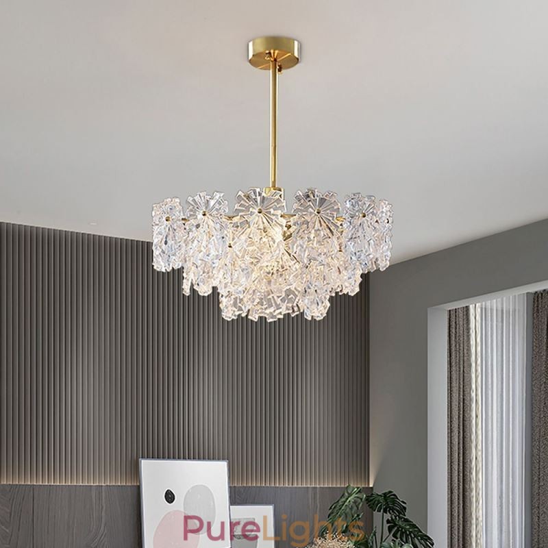 Luxury Pendant Light Home Décor Glass Chandelier Living