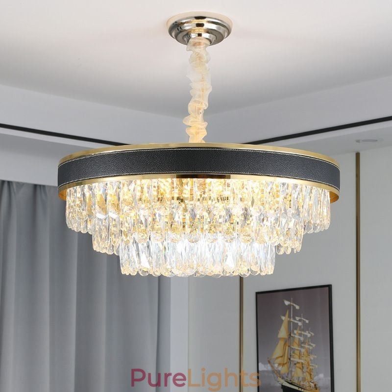 Modern Pendant Light Crystal Ceiling Light 9 12 16 Lights