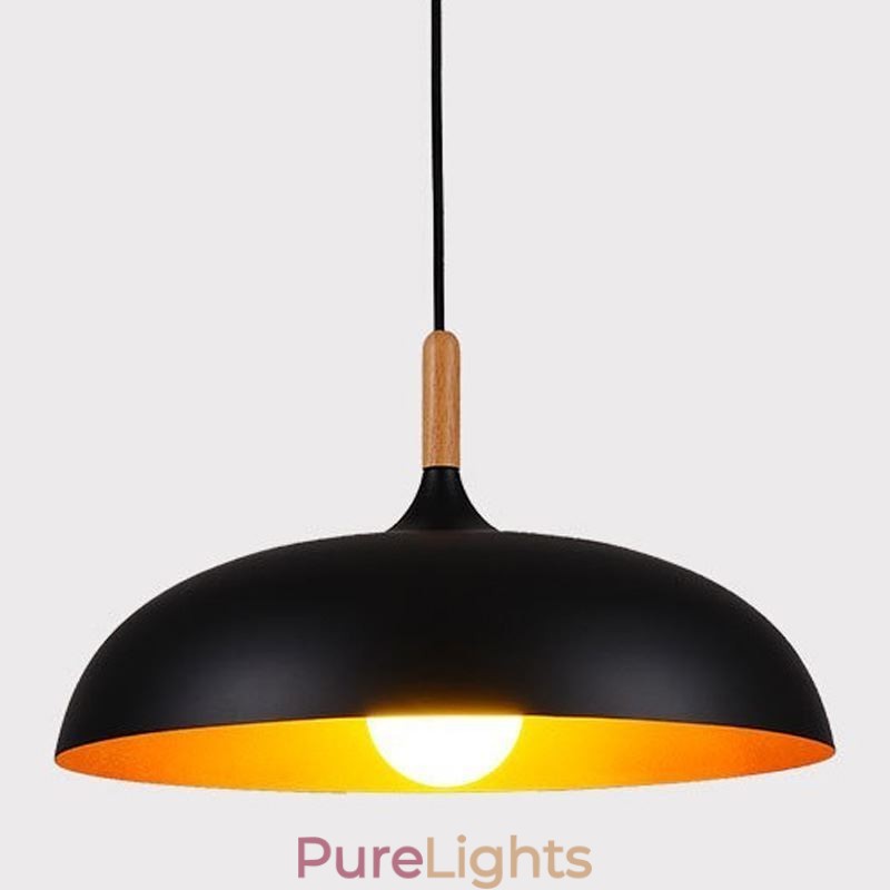 Modern Pendant Light Minimalist Decorative Light Fixture Black White