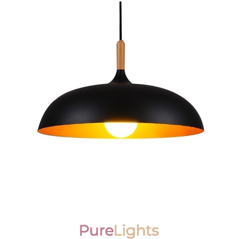 Modern Pendant Light Minimalist Decorative Light Fixture Black White