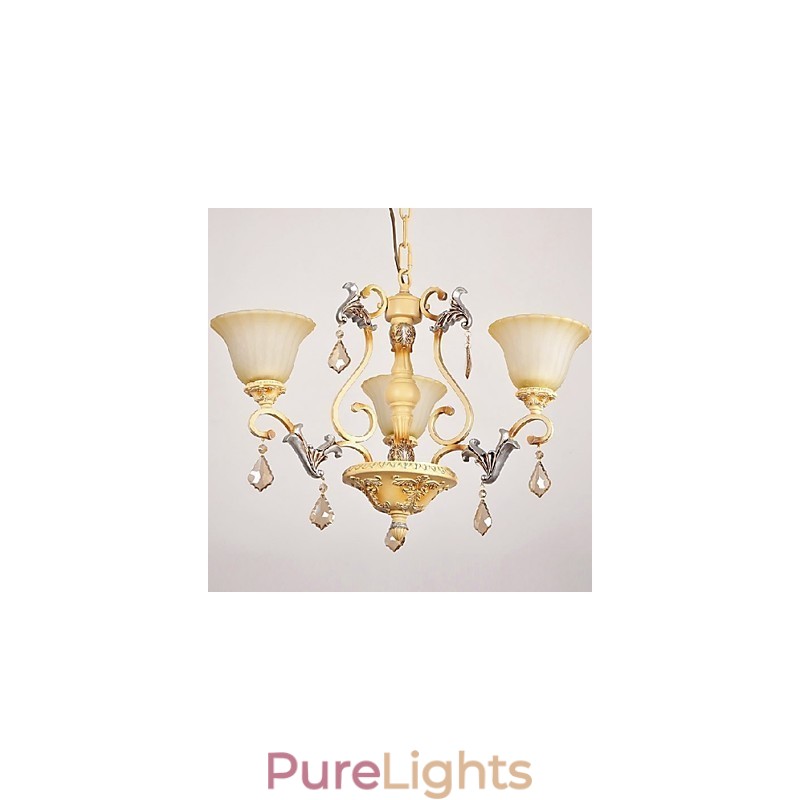 Traditional Classic Crystal Painting Chandelier
