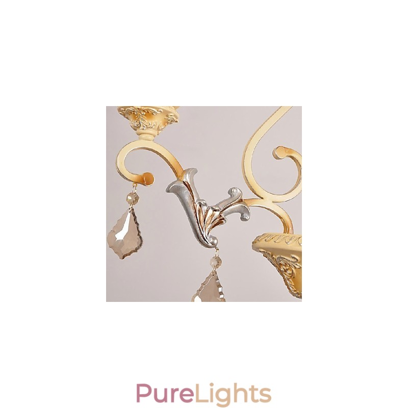 Traditional Classic Crystal Painting Chandelier
