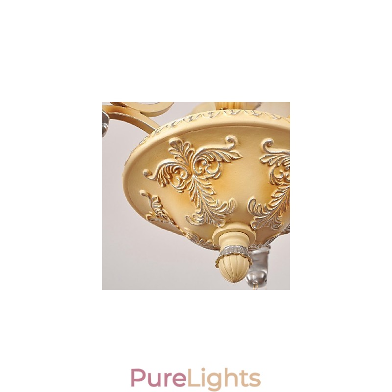 Traditional Classic Crystal Painting Chandelier
