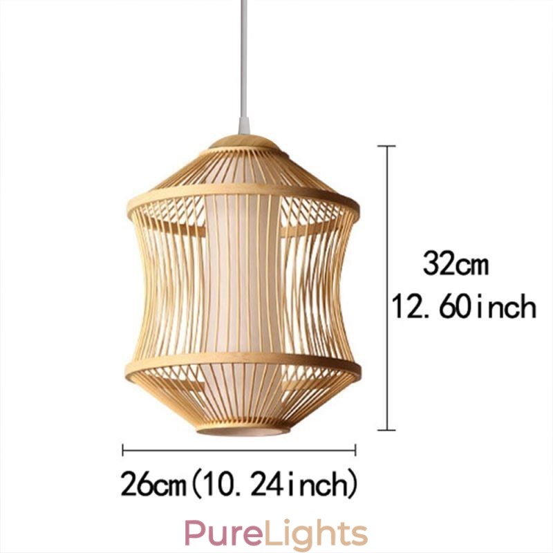 Visual Comfort Bamboo Cage Pendant Light