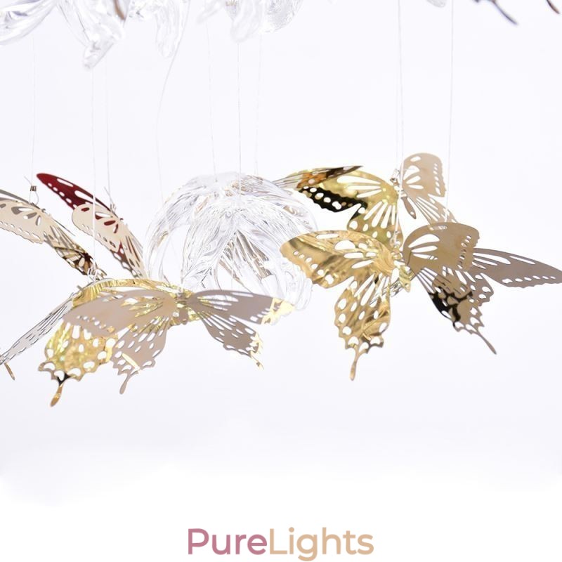 Nordic Pendant Light Creative Butterfly Glass Pendant Light