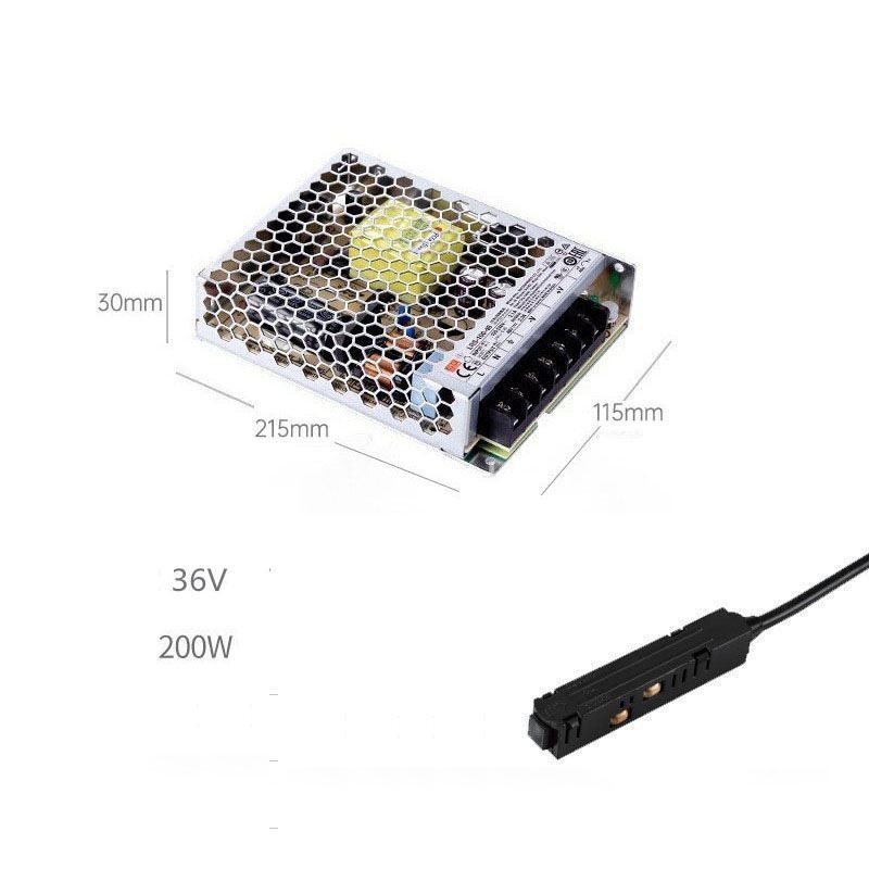 Track Light Driver 200W 36V Driver Power Supply With A Magnetic Track Power Connector
